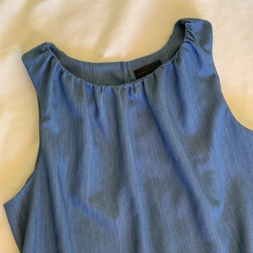 Vintage Worthington denim blouse